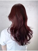 美髪韓国ヘア顔周りレイヤーロング_ba540461