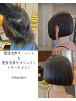 レトア(Letoa)&nbsp;髪質改善ストレート×前下がりボブ