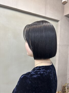 ファビ 渋谷(Fab) くびれヘア/暗めカラー/アプリコットオレンジ/縮毛矯正