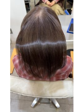 白髪ぼかしグレージュカラー