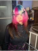 デザインカラー レイヤーカット　十字架