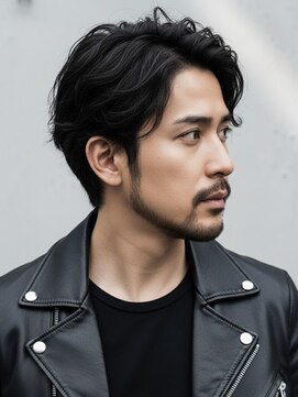 ヘアサロンエムフィス 池袋東口(HAIR SALON M Fe's) アップバングツーブロックメンズカットメンズパーマ刈り上げ池袋