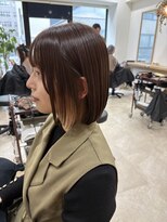 エンタリティリット(entality lit)&nbsp;耳にかけても可愛いストレートボブ