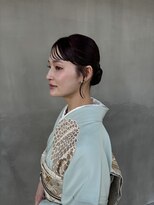 ナタリー(Natalie) 着物にぴったり!タイトシニヨンヘア
