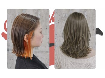 カットワークススリックバイフェローズ(CUT WORKS SLICK by fellows)の写真/《外国人風ならSLICK》大人気menu切れ毛・枝毛削減【ファイバープレックス】発色に優れた【アディクシー】