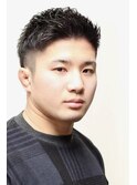 信頼を勝ち取る!王道◎アップバング束感ショート