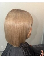 メゾン ド リケア(Maison de RECARE)&nbsp;ブリーチ毛でも美髪◎グレージュカラー×オーガニックケラチン