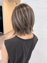 リオリス ヘア サロン(Rioris hair salon)&nbsp;外ハネボブ/透明感グレージュ