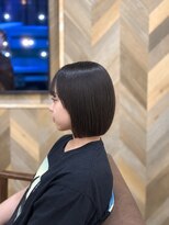 シアン 立川店(Shian)&nbsp;【SHIANすずか】ぱつっとボブ　縮毛矯正