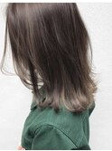 春先どりスフレベージュ_結婚式,前下がり,斜めバング