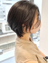 ケーツーナゴヤ(K two NAGOYA) 大人かわいい、まとまる束感ショートボブ。