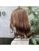 ヘアメイク マージ(hair make merge) 《東住吉区/デザインカラー》ナチュラルベージュ