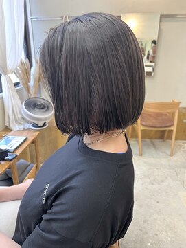 マロウ(mallow) 《花屋併設》ロブヘア/ニュアンスカラー/大人ショートボブ
