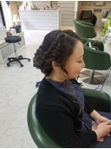 スーパーロングな三つ編みアレンジ