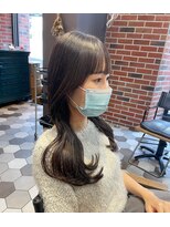 シェノン 梅田(CHAINON)&nbsp;くびれスタイル×小顔カット×グレージュ