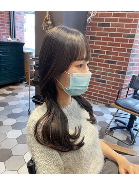 シェノン 梅田(CHAINON) くびれスタイル×小顔カット×グレージュ