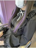 R.K #インナーパープル　#エクステ