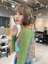 アイトーキョーエス 渋谷(AI TOKYO S)&nbsp;斜めバング/シルキーベージュ/ブラントカット[渋谷駅]