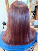 ヘアーレナータ 八王子(HAIR RENATA)&nbsp;20代30代40代ココアブラウン髪質改善カラー艶感ストレート