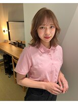 シキ オルガン 大宮(siki ORGAN)&nbsp;ミルクティベージュ/ケアブリーチ/外ハネミディアム