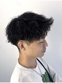 ツイスパアップバングショート