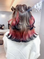 オズ 郡山桑野店(OZ)&nbsp;イメチェンハッシュカットフルバング似合わせレッドブラウン