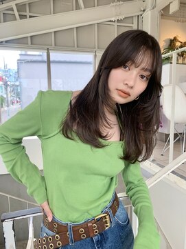 アクアオモテサンドウ(ACQUA omotesando) ◇オリーブベージュ×ロングレイヤー