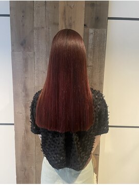 ユニコ(unico) ロング/レイヤー/ブリーチなしカラー/暖色