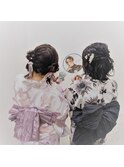 浴衣着付けとヘアセット　推し活