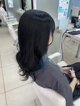 プロデュース 東橋本店(Produce) インナーカラー×ブルーサファイヤ【橋本/東橋本】