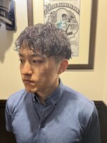 ラヴィザバーバー 理容室(LAVIE the BARBER)&nbsp;マッシュベースのツイストスパイラルパーマ