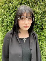 ヴァージ(Verge)&nbsp;レイヤーカット/ウェーブパーマ/前髪/こなれミディ[代官山駅]