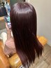 酸性ストレート＋髪質改善トリートメント￥25300→