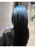 ルーツカラー×プルエクステ