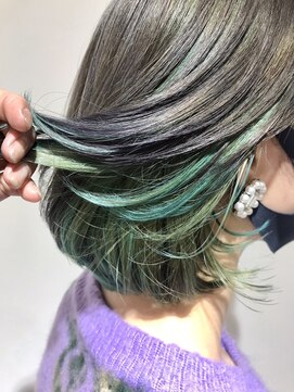 ゴウトゥデイシェアサロン 町田店(GO TODAY SHAiRE SALON) グレー×ミントグリーン