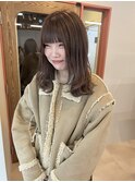 ショコラブラウン　レイヤーカット