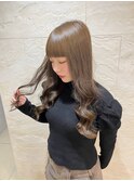 オリーブベージュ/オリーブカラー/髪質改善トリートメント