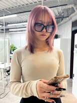 リミットバイアフィナー 大宮店(limit by Afinar)&nbsp;ハッシュカット×ピンクベージュ