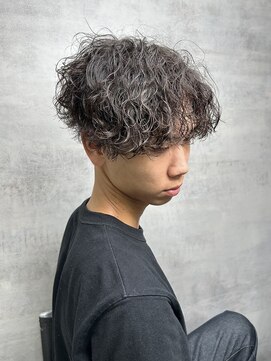 ネクスト 静岡店(NEXT) MEN'S HAIR/ブルーブラック/スペインカール/韓国マッシュ