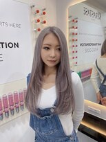 ラピス 渋谷本店(Lapis) ホワイトグレージュ/シルバー/レイヤーカット