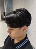 熊本メンズパーマ センターパート ニュアンスパーマ MEN'S HAIR