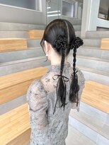 カケル(×.) 大人可愛いツインお団子