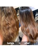 縮毛矯正/ナチュラル/ストレート/モテ髪/艶髪/髪質改善