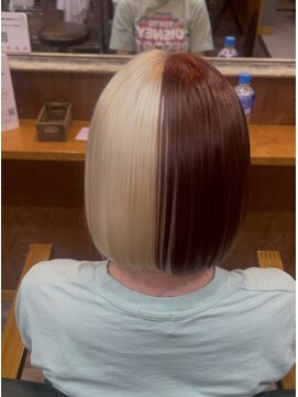 ヘアーサロン アトリエ(Hair salon ATORIE) ブリーチカラーツートンカラー