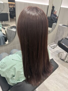 グラムヘアー(GLAM HAIR) 秋のピンクブラウンカラー