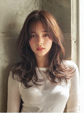 暗めカラー、デザインカラー、フェイスフレーミング