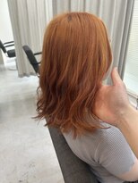 テーラヘアー 上福岡店(TELA HAIR)&nbsp;韓国風オレンジカラー
