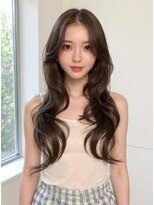 ブロウ ネックス ザ サロン 表参道(VLOW nex the salon)&nbsp;アッシュベージュ　レイヤーカット　韓国ヘア　顔周りレイヤー