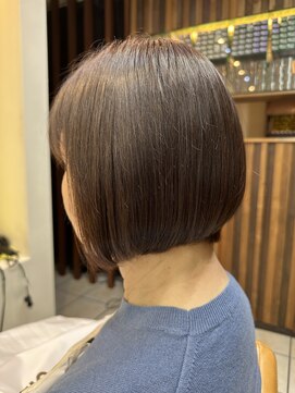 クオリス 上板橋店(QUALIS) 30代40代◎美シルエットカットライン綺麗なボブ