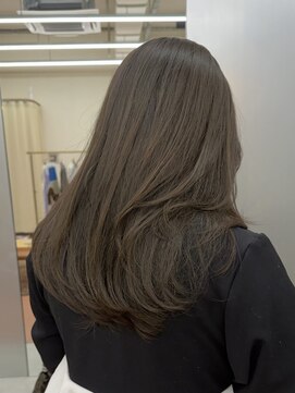 パークレーン アイス イヴェン(park lane ICI yeven) ブリーチなしダブルカラー オリーブグレージュ赤み消し 春カラー